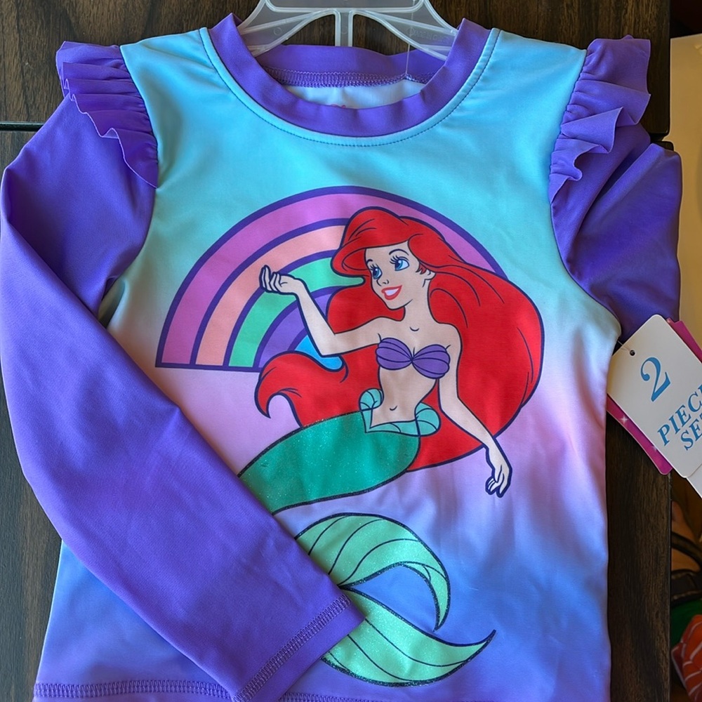 Mermaid bathing suit size 5T - Picture 1 of 5